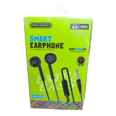 Micro Speed MS-555 Smart Earphone – Extra Bass