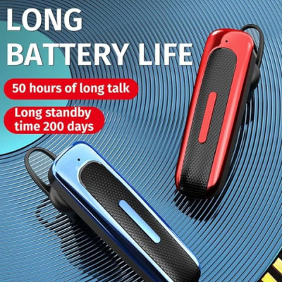 Bluetooth Wireless Earpiece – Long Battery Life, Noise Cancelling, Hands-Free Headset