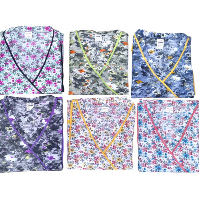 Women’s Printed Scrub Tops – Floral & Stylish Medical Uniforms