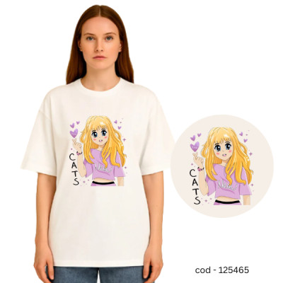 Anime “CATS” Oversized T-Shirt